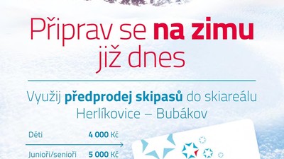 Předprodej sezónních skipasů 2019/2020