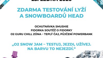 Snow Jam testování Head s O2